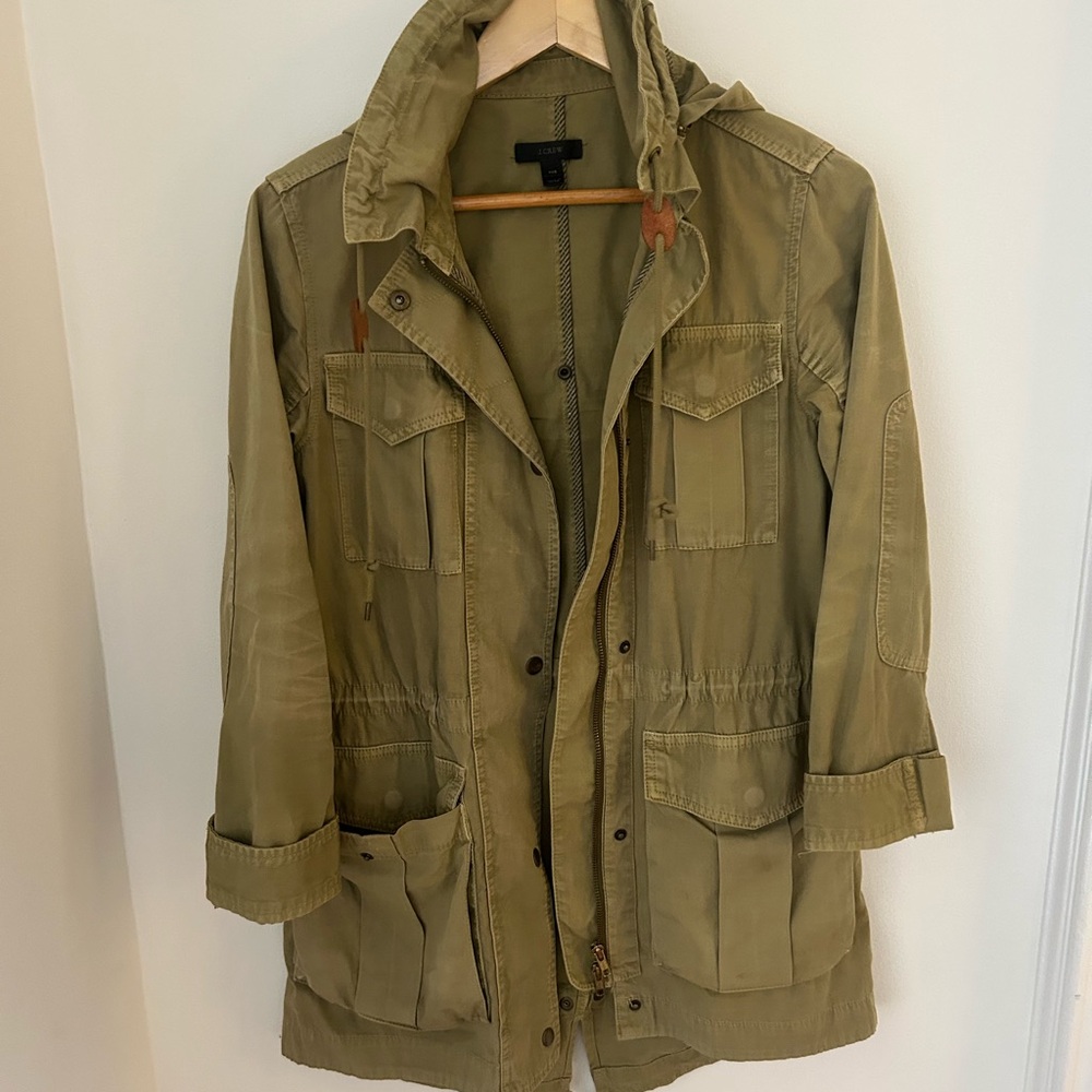 Women’s Olive Green Hooded Jacket
